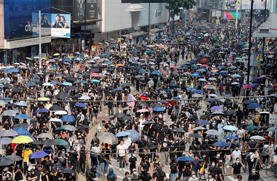 المظاهرات-تهيمن-على-شوارع-هونج-كونج