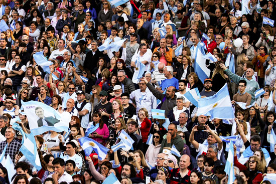 أنصار الرئيس الأرجنتينى
