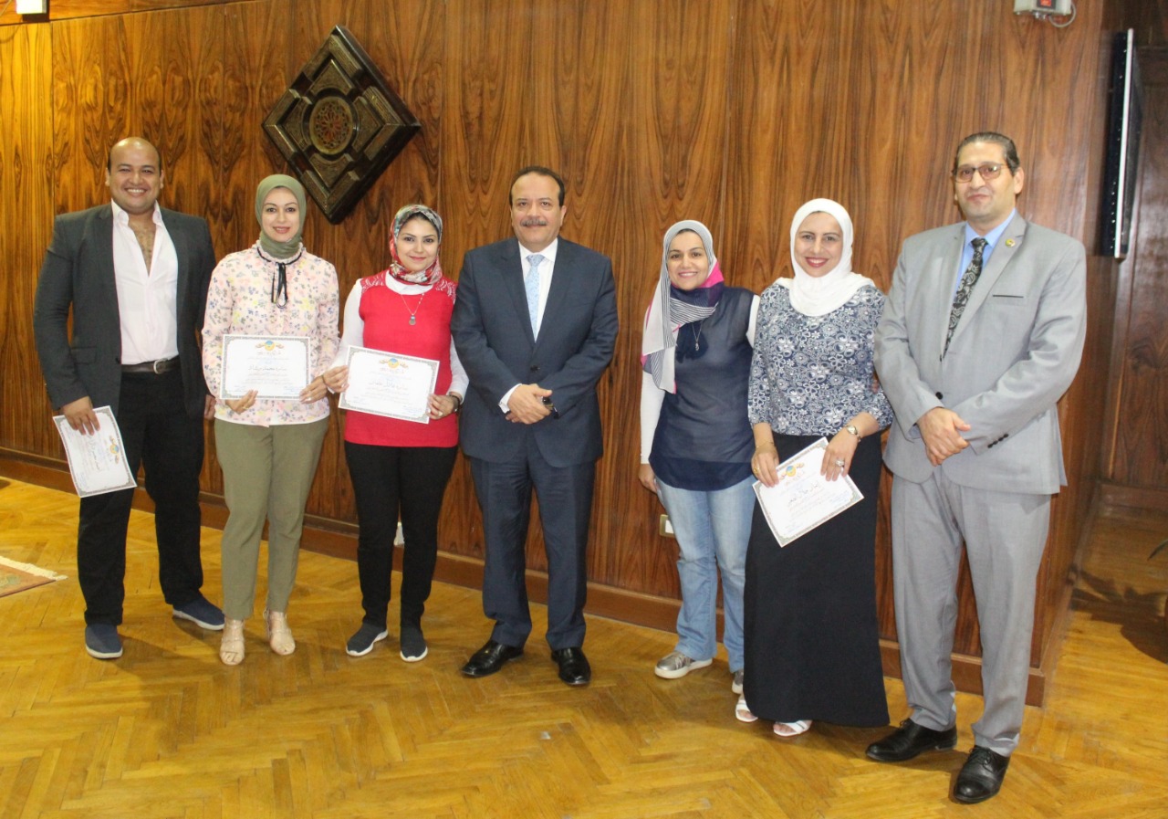 مجلس جامعة طنطا يكرم الفائزين بالمركز الأول على مستوى الجامعات المصرية