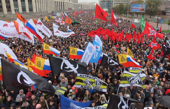 المتظاهرين-فى-روسيا
