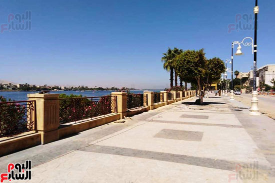 تطوير كورنيش النيل بالأقصر (12)