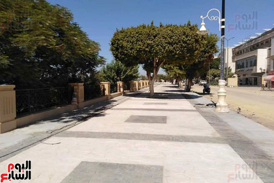 تطوير كورنيش النيل بالأقصر (6)