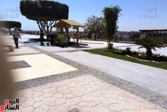 تطوير كورنيش النيل بالأقصر (4)