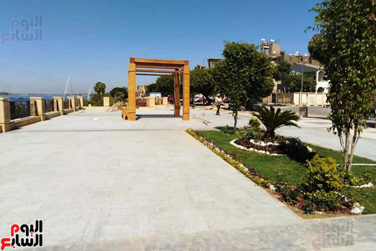 تطوير كورنيش النيل بالأقصر (7)