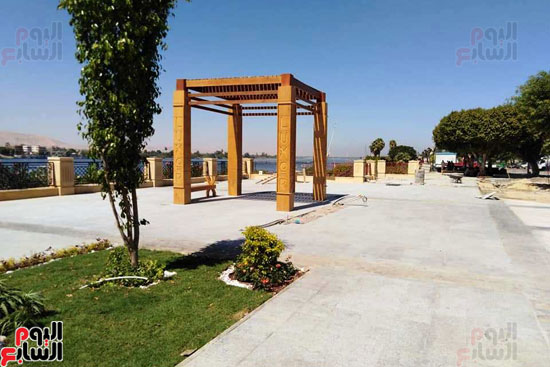 تطوير كورنيش النيل بالأقصر (1)