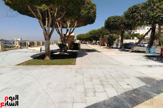 تطوير كورنيش النيل بالأقصر (9)