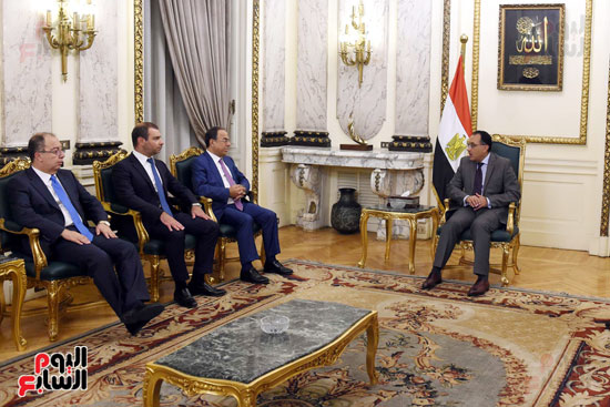 رئيس الوزراء يستقبل وزير التجارة والاقتصاد اللبنانى (7)