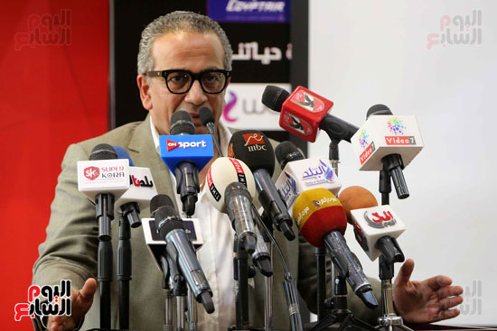 عمرو الجنايني في موتمر اتحاد الكرة (7)