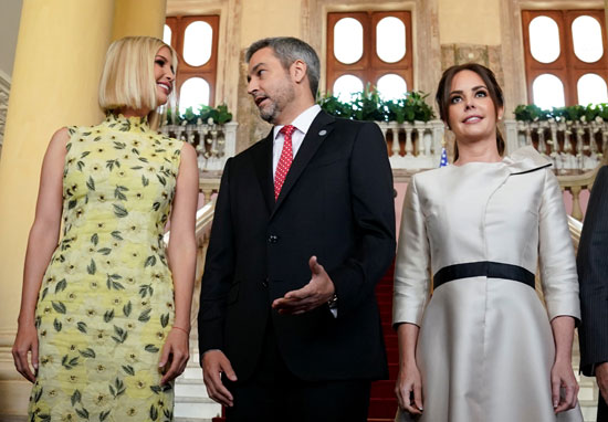 إيفانكا ترامب مع رئيس باراجواى