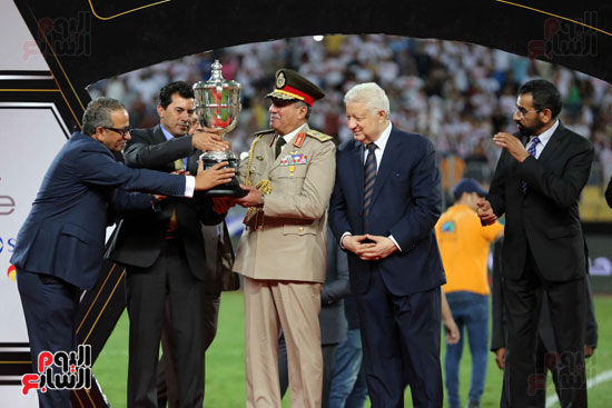 مراسم تسليم كأس مصر للزمالك