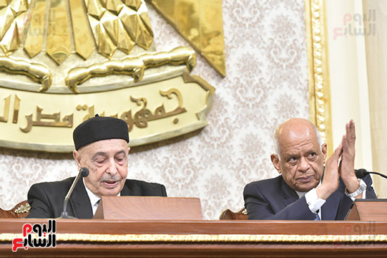 رئيسا البرلمان المصرى و الليبى