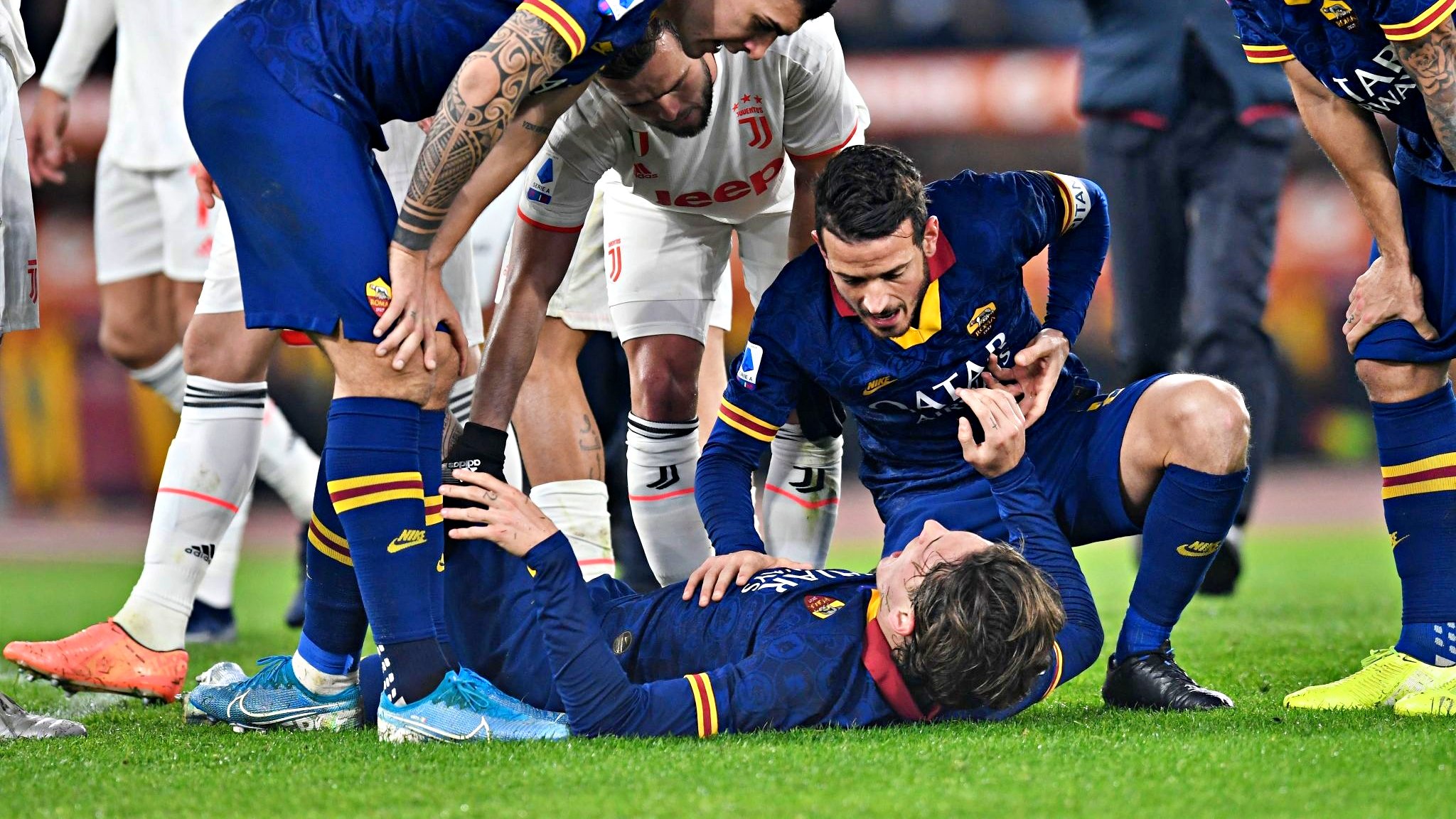 اصابة زانيولو لاعب روما