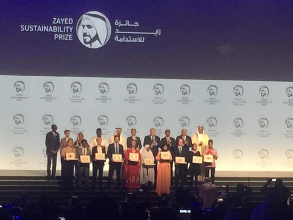 الفائزين بجائزة محمد بن زايد للإستدامة