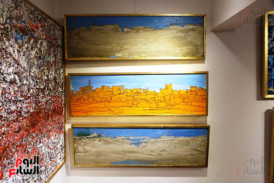 معرض تراكم للفنان العالمى أحمد فريد بجاليرى سافر خان (14)