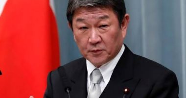وزير الخارجية اليابانى توشيميتسو موتيجي