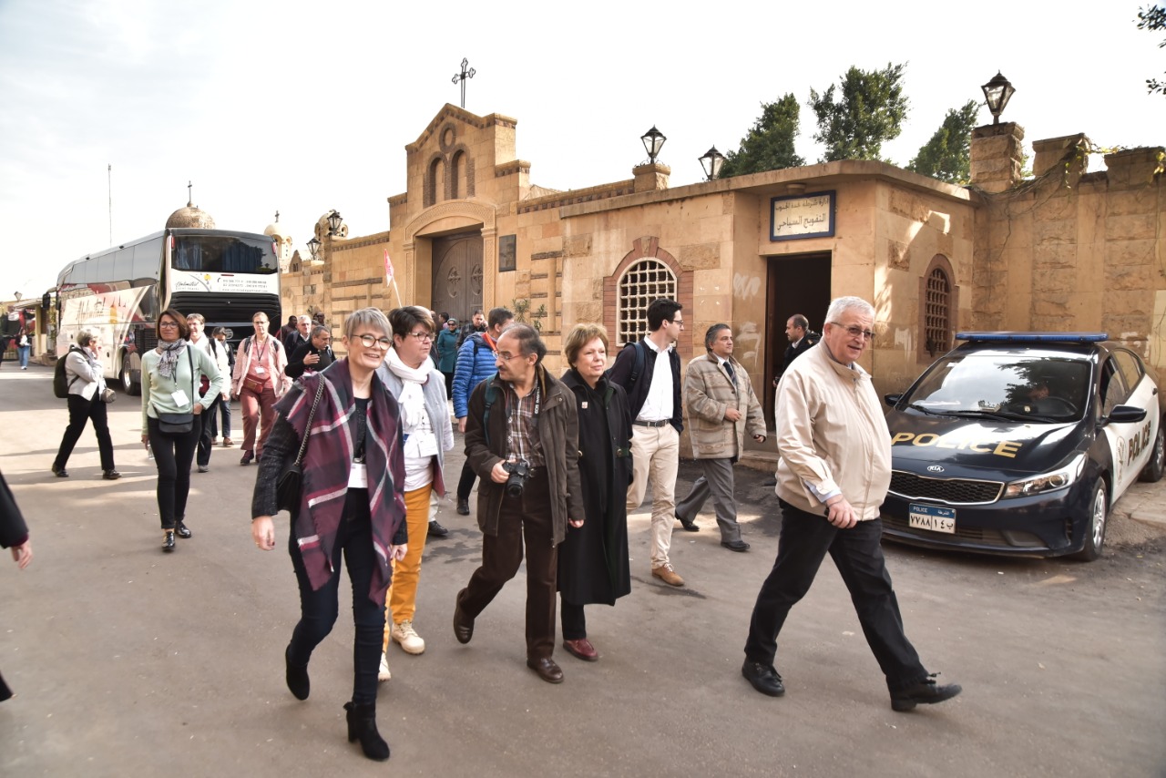 وفد الجمعية الوطنية للحج المسيحي يٌنهى زيارته نقاط رحلة العائلة المقدسة فى مصر (1)