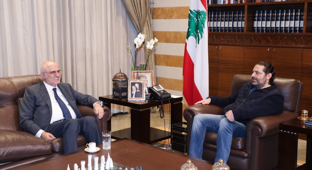اجتماع مالى بحضور رئيس حكومة تصريف الأعمال فى لبنان