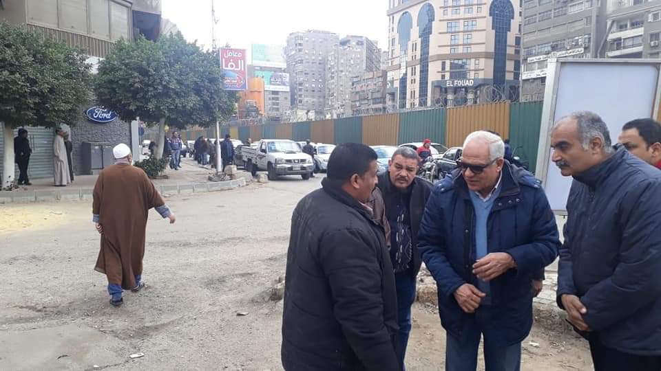محافظ الجيزة يتفقد شارع سليمان اباظة تمهيدا لتطويره (3)