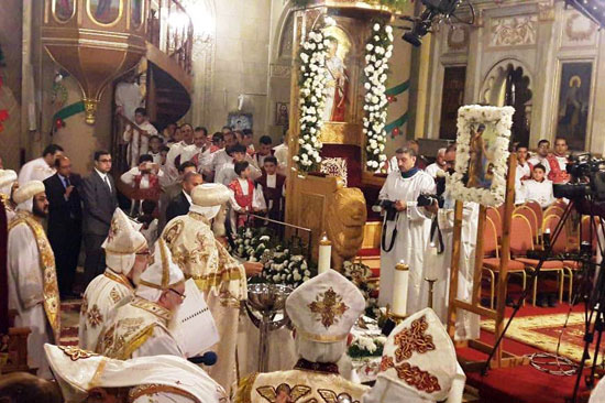 البابا تواضروس يترأس صلاة قداس عيد الغطاس (7)