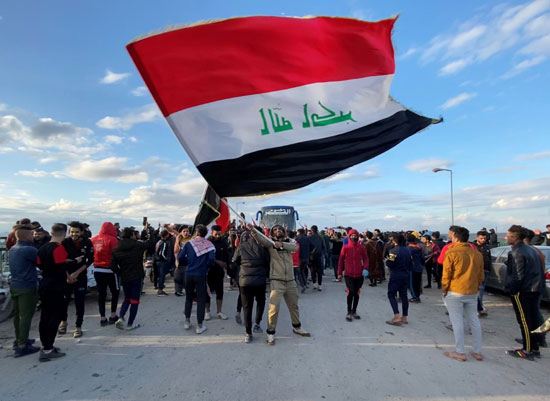 تظاهرات ضد الحكومة العراقية الجديدة