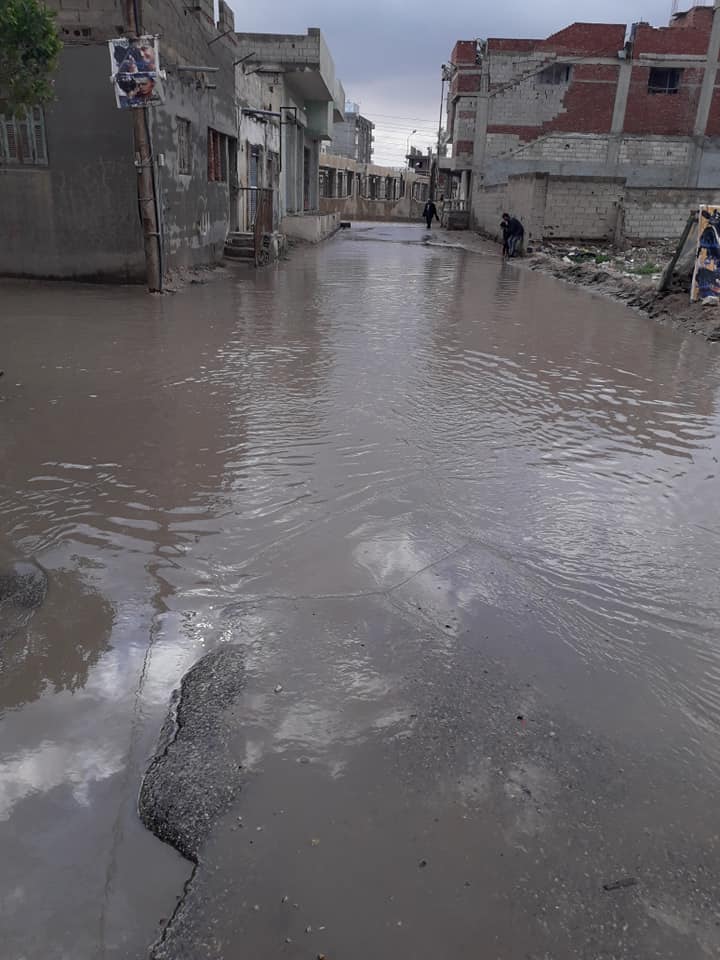غرق شوارع محافظة شمال سيناء بمياه الأمطار (9)