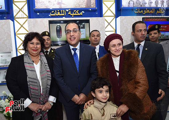 رئيس الوزراء الدكتزور مصطفى مدبولى و وزيرة الثقافه