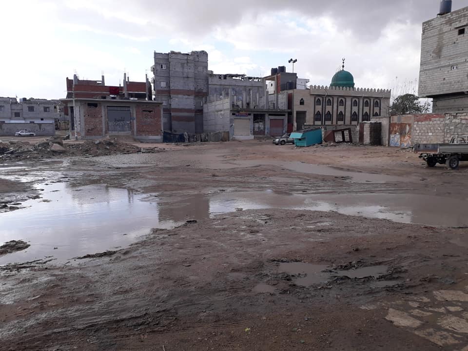 غرق شوارع محافظة شمال سيناء بمياه الأمطار (5)