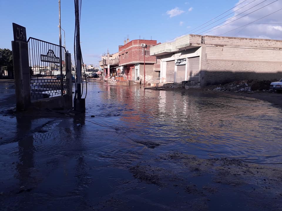 غرق شوارع محافظة شمال سيناء بمياه الأمطار (7)