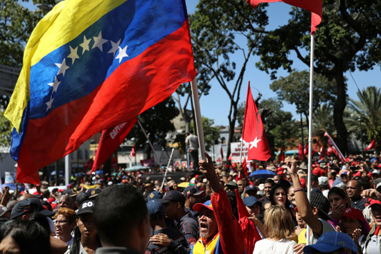 مظاهرات فى فنزويلا دعما للرئيس