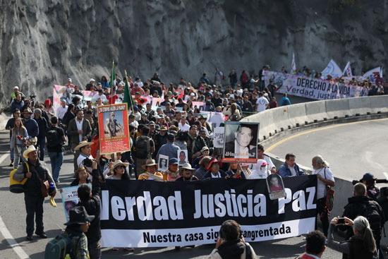 مسيرة بالمكسيك احتجاجا على العنف
