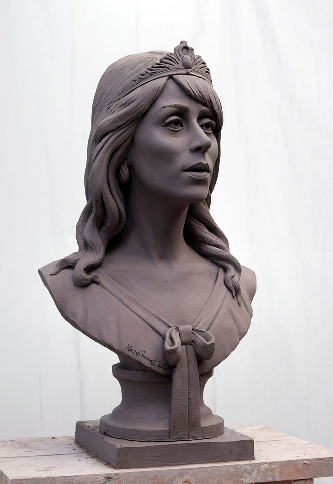 تمثال للفنانة فيروز أحدث إبداعات النحات هانى جمال