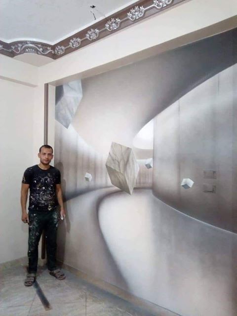  كريم يشارك بلوحاته الفنية الطبيعية والخيالية 32187-4