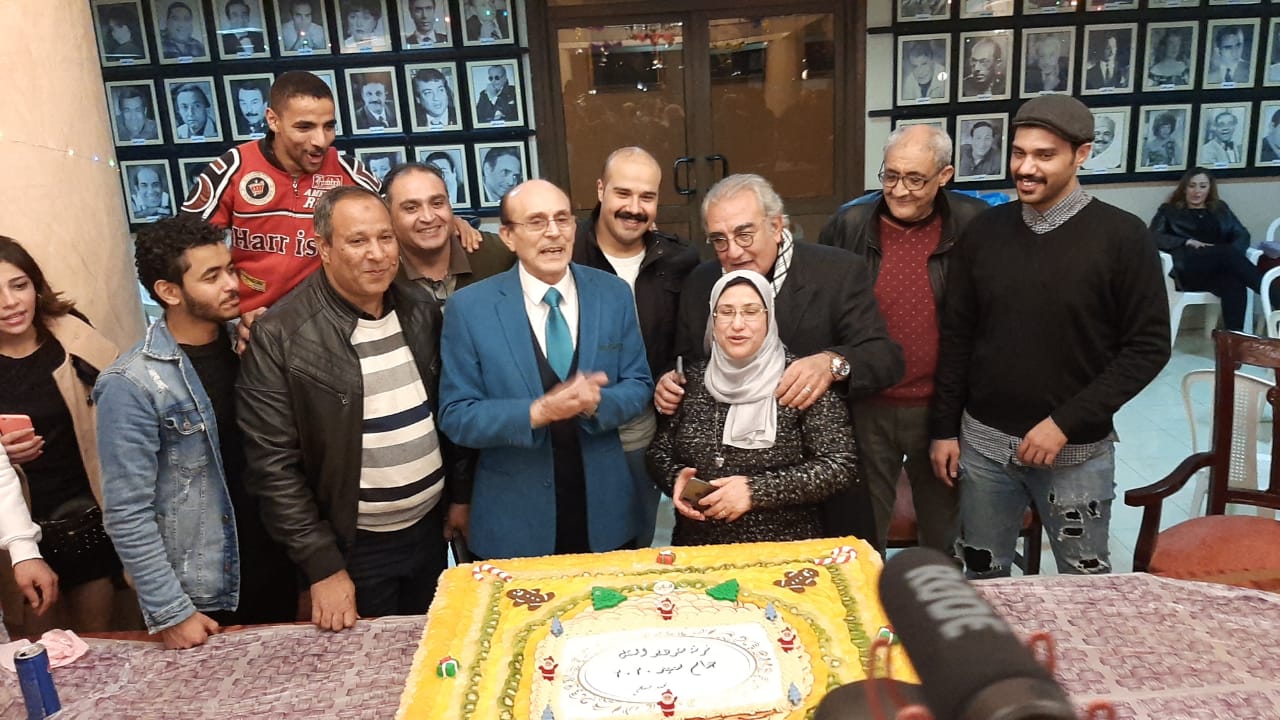 محمد صبحي يحتفل بعام 2020