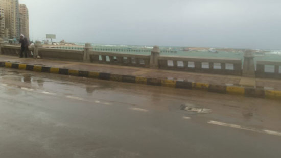 سقوط أمطار غزيرة على الإسكندرية (6)