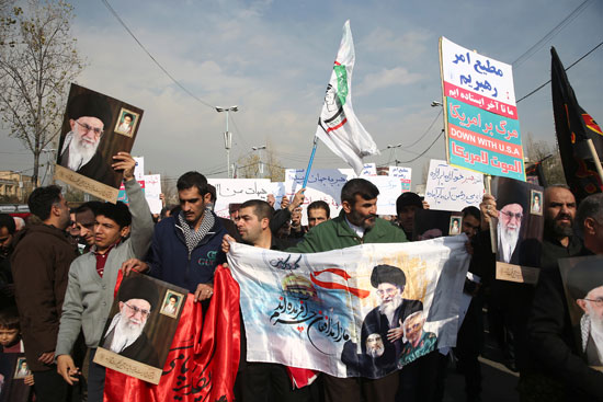 مظاهرات منددة بمقتل قاسم سليمانى فى طهران (2)
