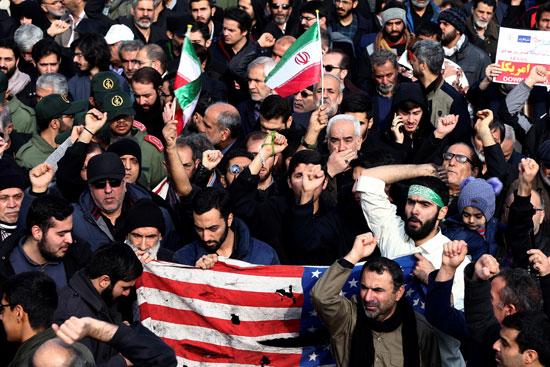 احتجاجات فى إيران