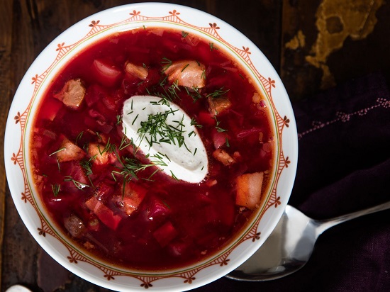 حساء البورش الأوكرانى