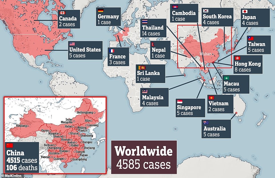 انتشار الفيروس على مستوى العالم انتشار الفيروس على مستوى العالم