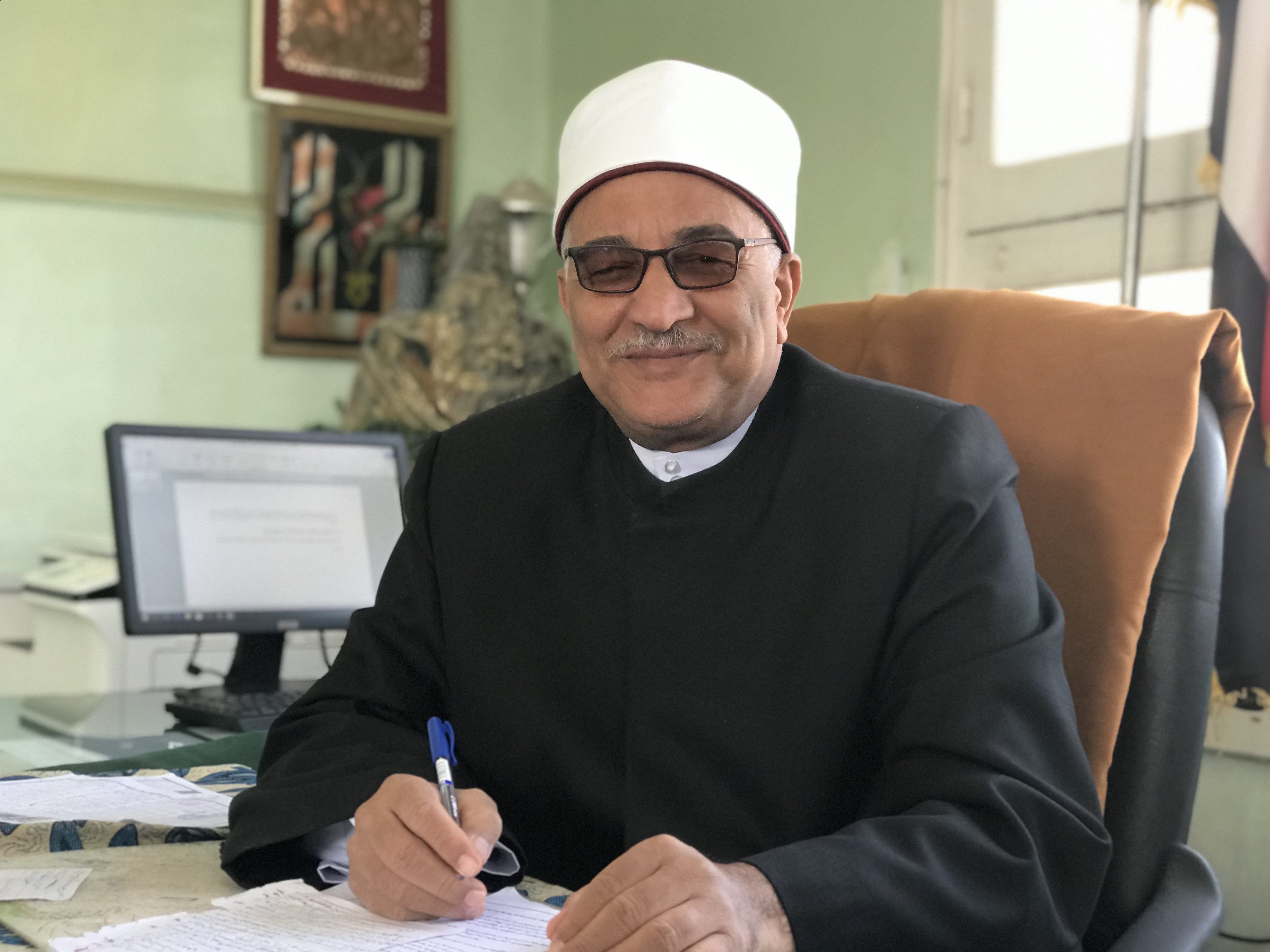 الشيخ محسن أبو القاسم، مدير عام المنطقة الازهرية بشمال سيناء للشئون الشرعية والعربية