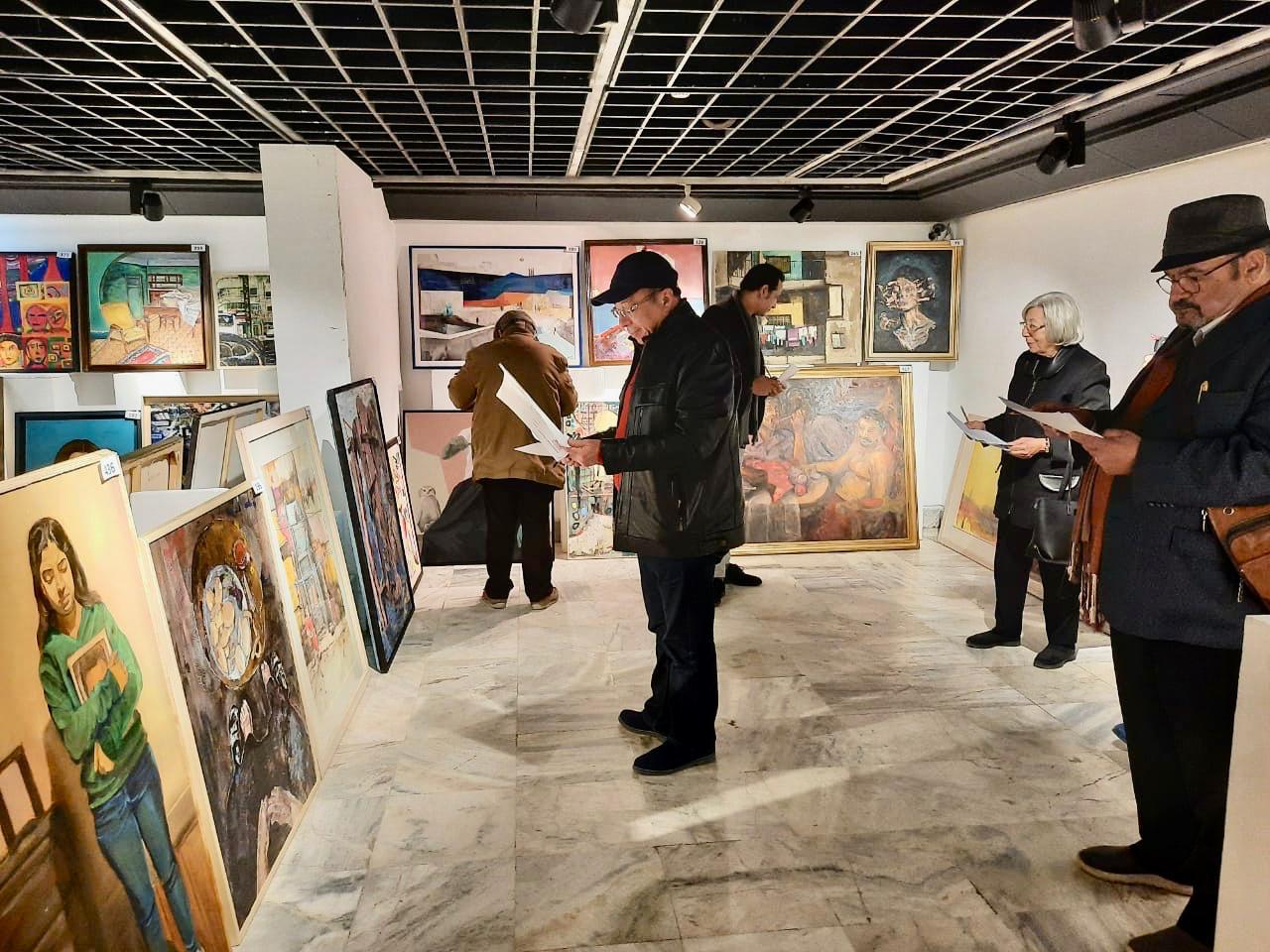 مؤسسة فاروق حسني الفنون والثقافة تختار الأعمال الفائزة للمشاركة في معرض مسابقة الفنون (4)