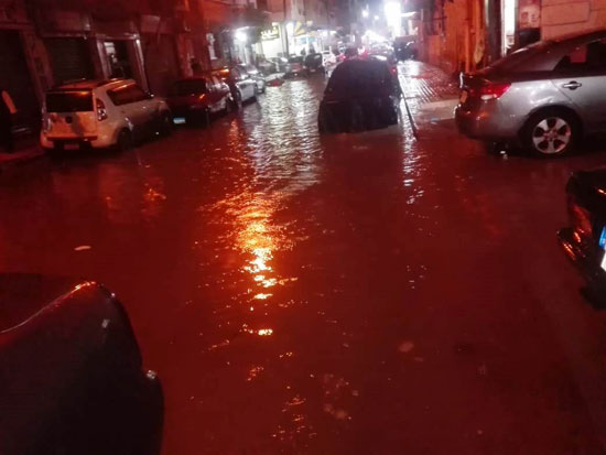 غرق-بعض-شوارع-الاسكندرية