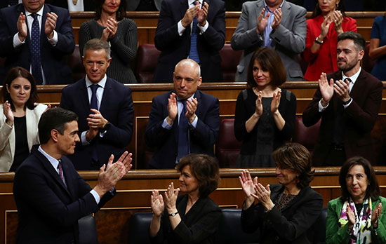رئيس الوزراء الأسباني بالإنابة بيدرو سانشيز