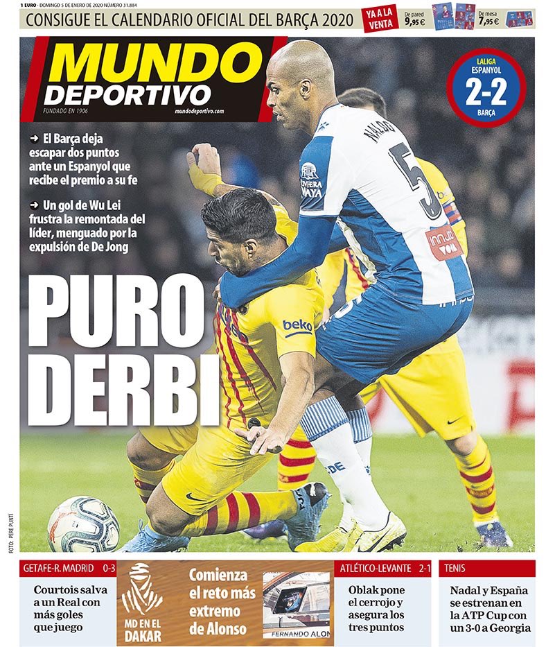 غلاف صحيفة موندو ديورتيفو
