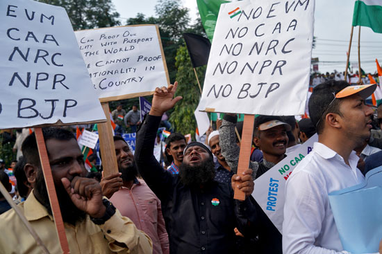 تظاهرات-ضد-قانون-الجنسية-فى-الهند