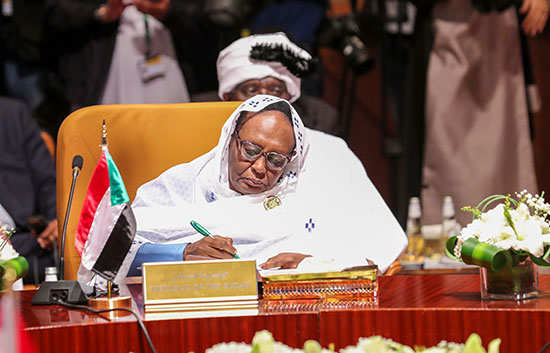 وزيرة الخارجية السودانية أسماء عبدالله