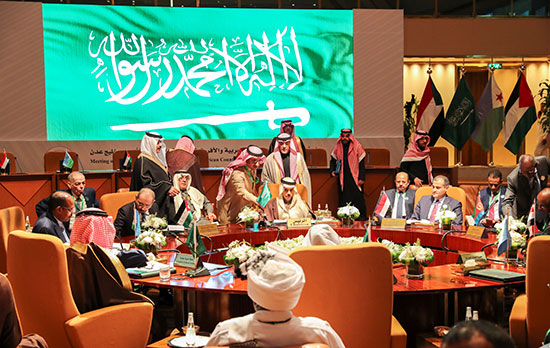 جانب من اجتماع وزراء الخارجية العرب والافارقة