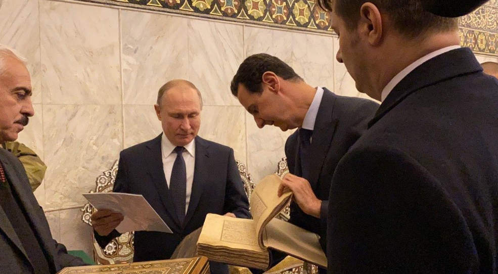 بشار الأسد والرئيس بوتين