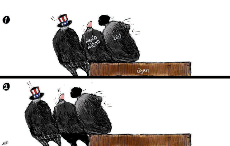 كاريكاتير ايران وحكومة العراق