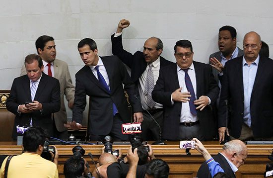 رئيس الجمعية الوطنية الفنزويلية وزعيم المعارضة خوان جايدو