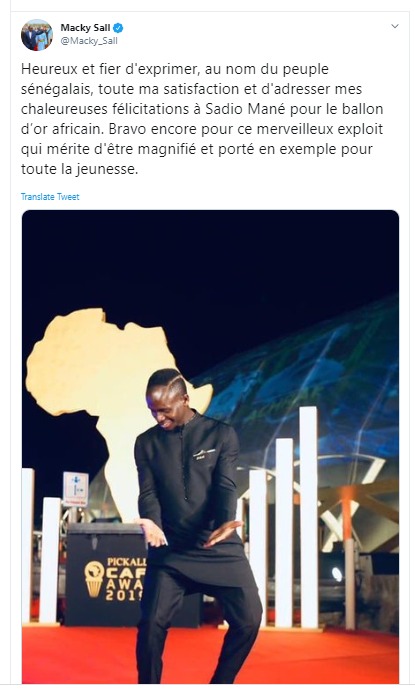 رئيس السنغال ماكي سال